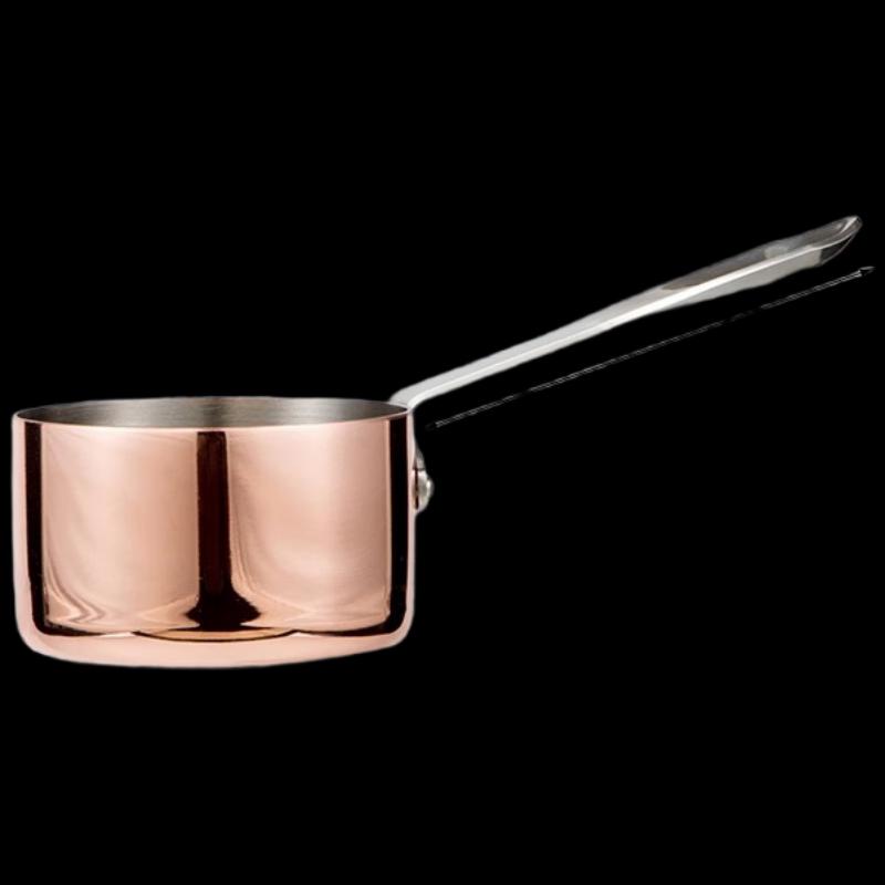 Rose Gold Stainless Steel Sauce Dish with Long Handle