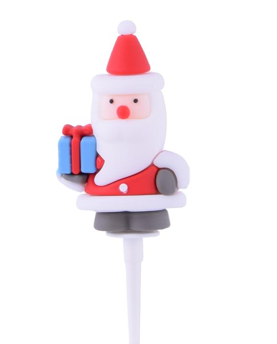 Topper Dekoracja Świąteczna Pvc Święty Mikołaj Wz2