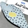 Creative Pencil Case Grouper Shape Stationery Storage Bag Novelty Fish Pencil Bag  Makeup Organizer