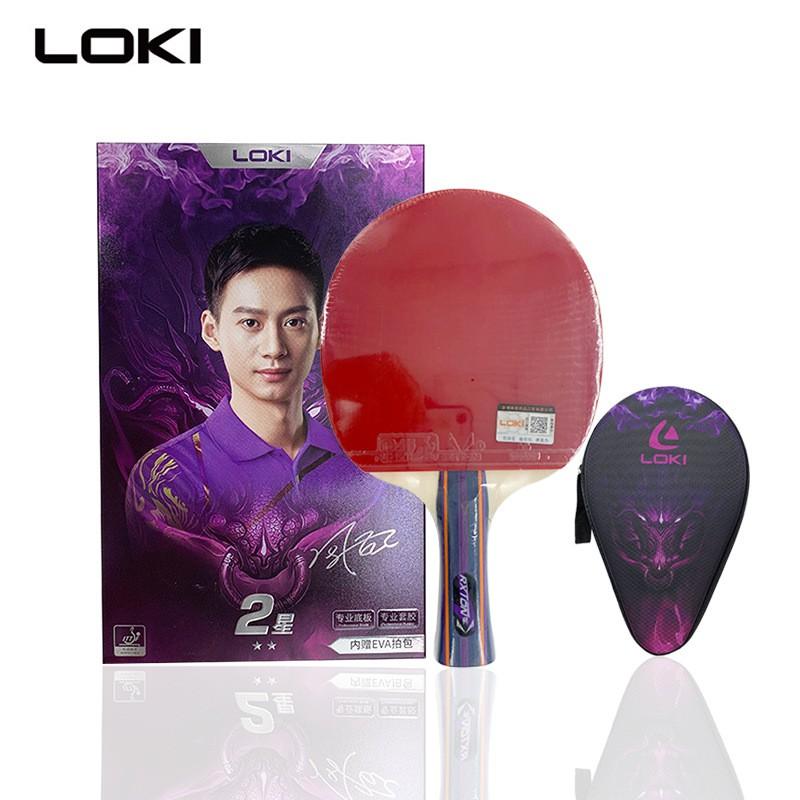 LOKI Carbon Tischtennisschläger Anfänger Erwachsene Unisex Training Wettkampf Gebrauch Einzelschläger
