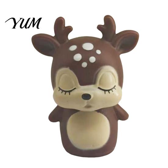 Miniature Christmas Character Sets Vinyl Figurines, Cute Santa Claus Snowman Reindeer Mini Statue, Durable Small Figurines Holiday Desktop Cake Topper