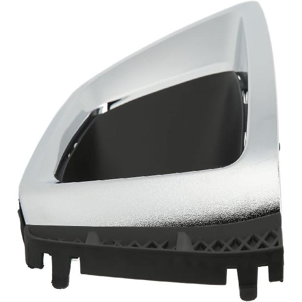 Passenger Side Fog Light Bezel For 2014-2018 Subaru Forester, 2.0 Turbo Models Chrome, Made Of ABS SU1039107 57731SG080(Right)