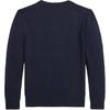 Polo Ralph Lauren Knitted Sweater Letter Animal Print Embroidery Round Neck Pullover Long Sleeve Kids Sweaters Navy-Blue 323951416-001