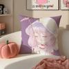 Anime SSo Ich bin eine Spinne, na und? Kissenbezug Kissenhülle Kurzer Plüsch Verdeckter Reißverschluss Raum Sofa Kissenbezug