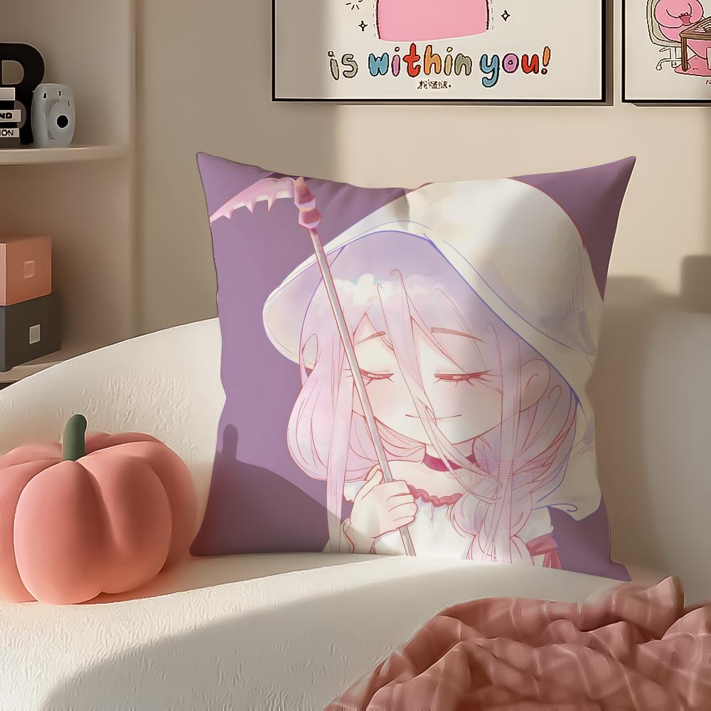 

Anime SSo Im a Spider So What Cushion Cover Pillowcase Short Plush Invisible zipper Room Sofa Cushion Cover 30X30cm