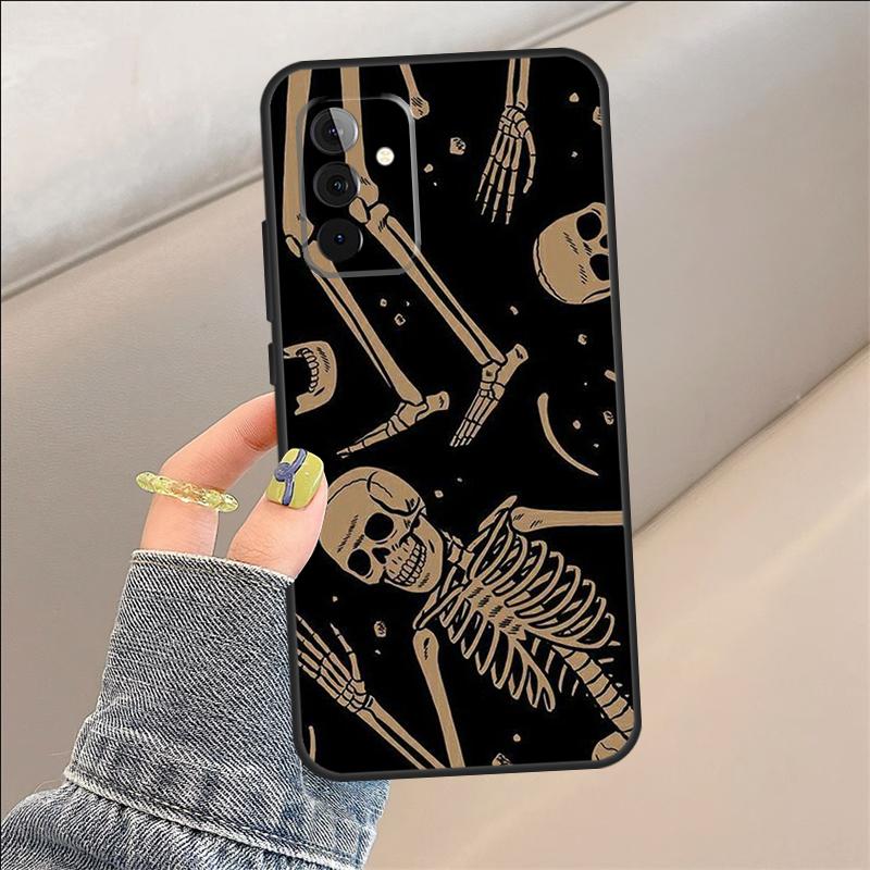Trippy Skeleton Case For Samsung Galaxy A22 A05 A53 A33 A06 A26 A16 A56 A36 A05 A32 A52 A54 A34 A14 A55 A15 A35