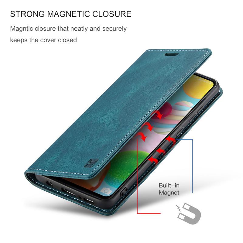 For Samsung Galaxy A41 Case Wallet Magnetic Card Flip Cover For Galaxy A40 Case Luxury Leather Phone Cover Stand With Holder
