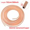25ft Car Roll Tube Coil of 3/16" OD Copper Nickel Brake Pipe Hose Line Piping Tube Tubing Anti-rust With 16/20PCS Tube Nuts