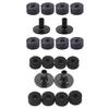 8Pcs Felt Washer + 2Pcs Cymbal Sleeves Replacement for Shelf Drum Kit 2 Colors