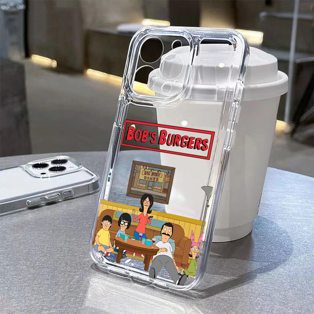 B-Bobs Burgers Phone Case For Samsung Galaxy S26 S25 S24 S23 S22 S21 S20 FE Note20 Note10 Edge Plus Ultra Lite 5G Clear Cover