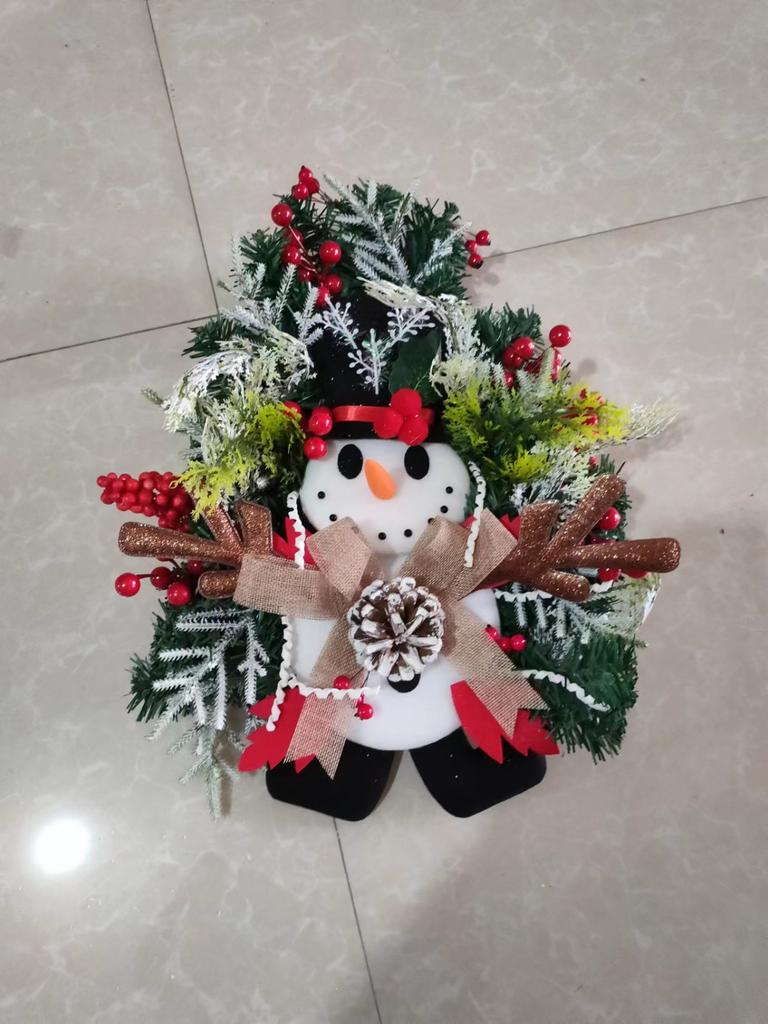 Snowman Swag, Snowman Wreath, Christmas Wreath, Christmas Door Wreath, Door Decor, Christmas Decor