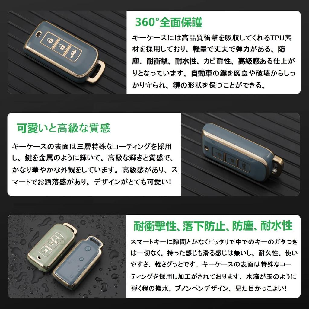 ZANEKO Key Case Fit Outlander PHEV ek Smart Key Case Delica D5 Space ek