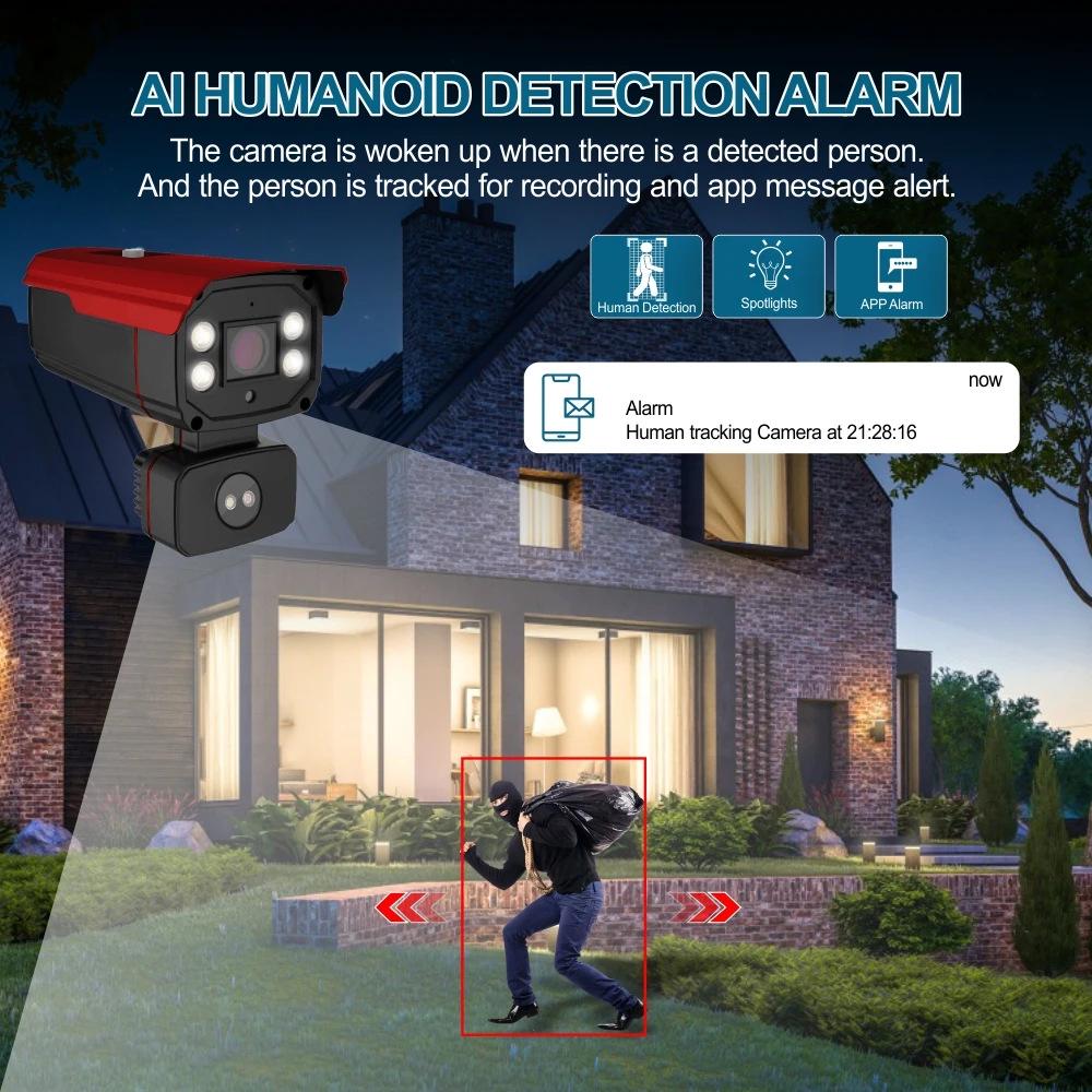 6MP AI Infrared Security Camera with Flame Detection