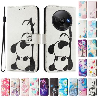 Süßes Panda-Design, luxuriöses Lederetui, Brieftaschenformat, PU-Leder, Buchstil, für Xiaomi 5X 6X 11 12, Redmi 6 7 8 9 10 12, Redmi Note 7 8 9 10 11 12 ...