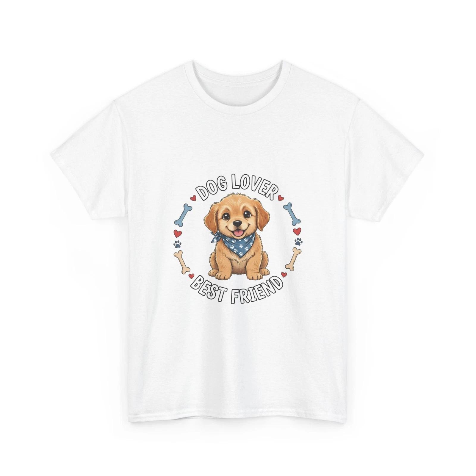 Dog Lover Best Friend T-Shirt | Cute Puppy Graphic Tee, Cute Pet Animal Tee 2XL