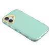 For iPhone 16 Case Inner Wave Pattern TPU + Acrylic Phone Cover
