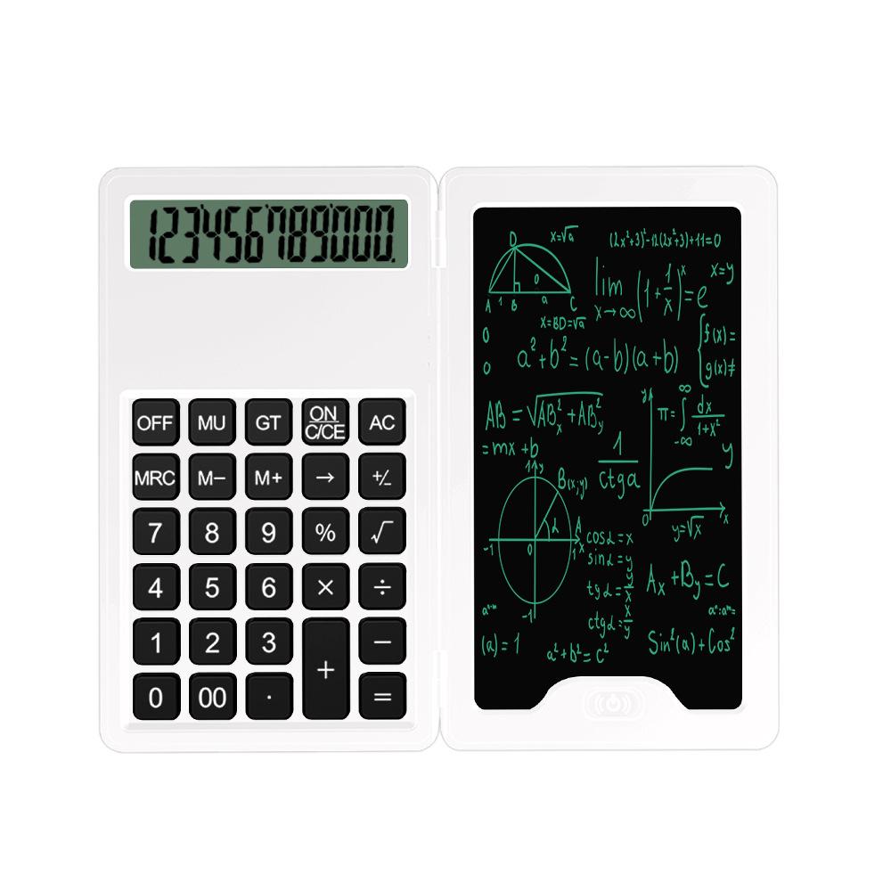 

Складной 12-разрядный калькулятор и доска для письма для детей – Инструмент для рисования и арифметики