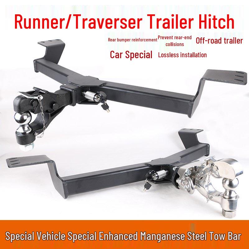 Toyota Fortuner/FJ Cruiser Tow Hook & Bar with Recovery Rack and Rear Trailer Hitch for Yacht