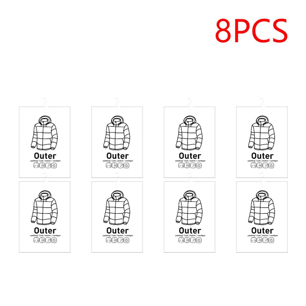 1-10PCS Vacuum Storage Hanging Bag Dustproof Clothes Compression Storage Bag Space Saving for Clothes Down Overcoat