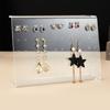 50/80 Löcher Acryl Ohrring Halter Organizer Ohrstecker Schmuck Lagerung Display Rack Schaufenster Ohrringe Display Stand