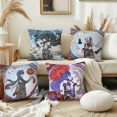 Spiel Honkai Star Rail Kissenbezug Kissenbezug Dekoration Zimmer Zuhause Sofa Wohnen Büro Auto Nordische Schlichtheit