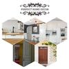 4PCS Retro Style Doorknob Back Panel Applicable For Furniture Drawer Wardrobe Cabinet