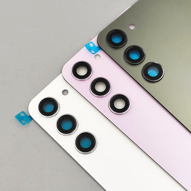Rückseite Für Samsung Galaxy S23 S911B S23 Plus S23+ S916B Glas Akku Rückseite Reparatur Austausch Mit Kameraobjektiv Aufkleber