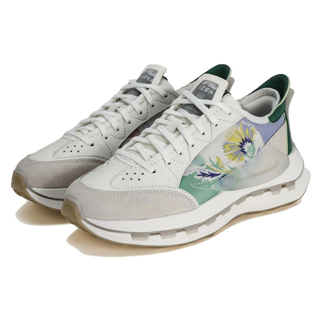 FILA V&A X  KM Morgan Comfortable Versatile Durable Breathable Low-Top Casual Running Shoes Women sneaker Beige F12W413109FSM