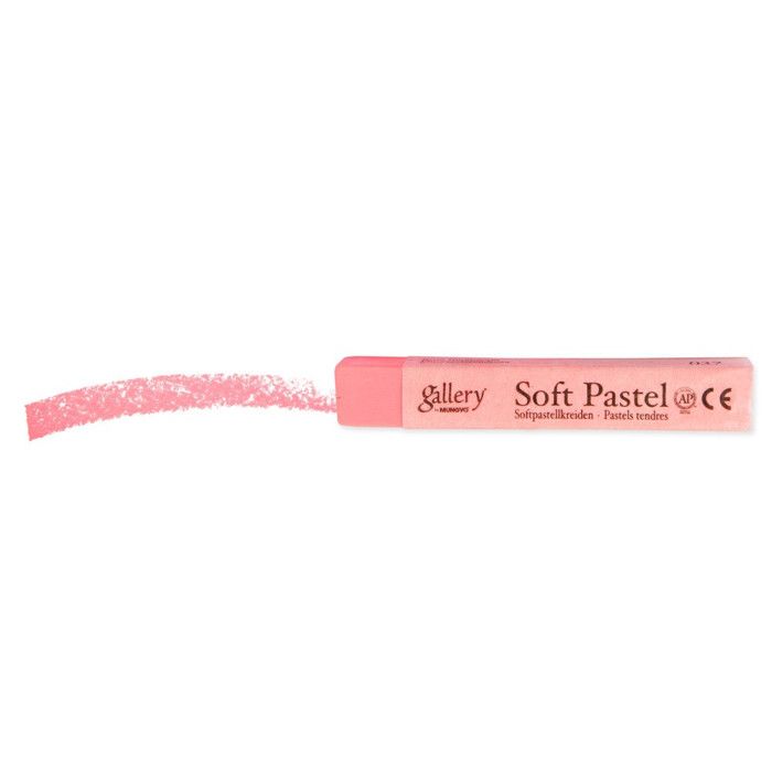 MUNGYO Pastel sec tendre Carré 6 x Fluorescent Pink