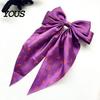 Halloween Hair Clip Silky Satin Bows for Women, Big Ribbon Bow Clips Girls, Decorative Oversized Long Tail Barrettes, Cute Ghost Bat