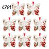 Hanging Holiday Decorations Butterfly Cash Gift Ornament, Christmas Money Holder Decor with Acrylic Ornaments Festive Print, Tree Pendant for Surprise