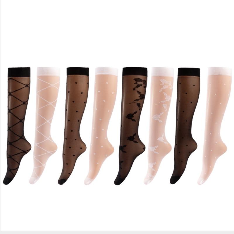 Summer Thin Silk Stockings for Women's Leg, Slightly Feminine and Slimming Lolita Stockings