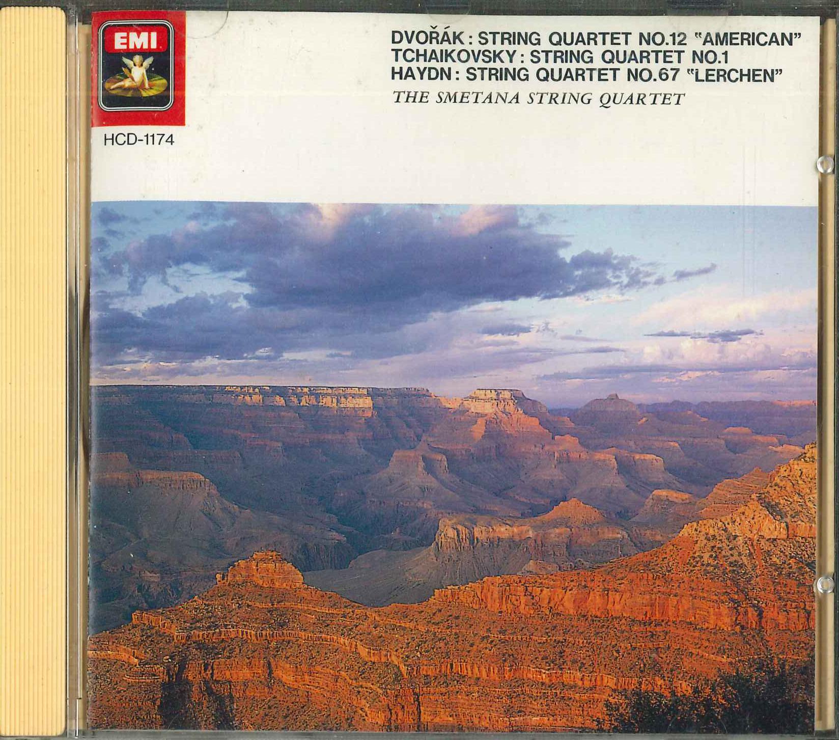 

CD SMETANA STRING QUARTET america andante Cantabile lark HCD1174 EMI Japan Classical