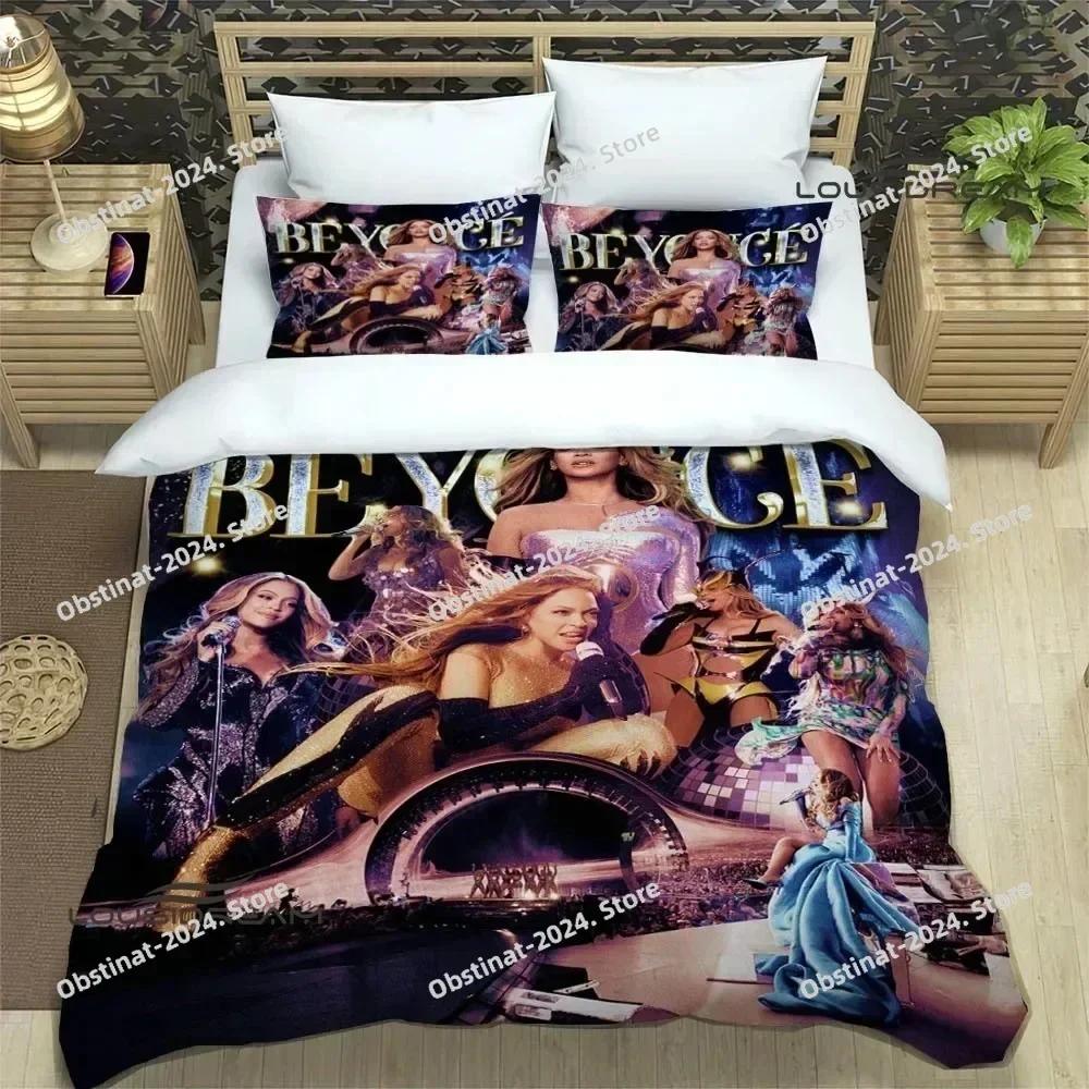 3D Beyonce Giselle Knowles Bedding Set Printed single Comforter Quilt Bed Cover Duvet Cover Pillow Case 3 Pieces Kids Adult Size