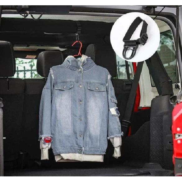 Roll Bar Coat Hook Clothes Hanger for Jeep Wrangler JK JL Unlimited 2007-