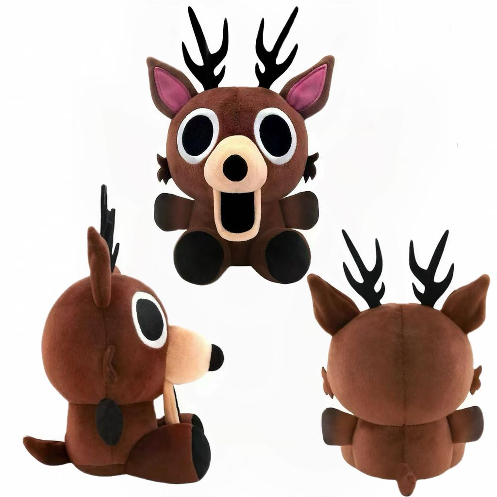 --Peluche Orsetto 99 Notti Nella Foresta Peluche Cervo Gioco Divertente Regalo di Natale Accessori Anime Bambola Morbida Nuova Bambola Cervo Carina