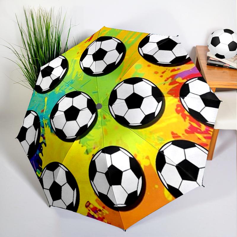 1PC Football King Umbrella Automatic Open/close, Sturdy Iron Frame & 8-Rib Struct, Umbrella for Women & Men, Christmas Gifts