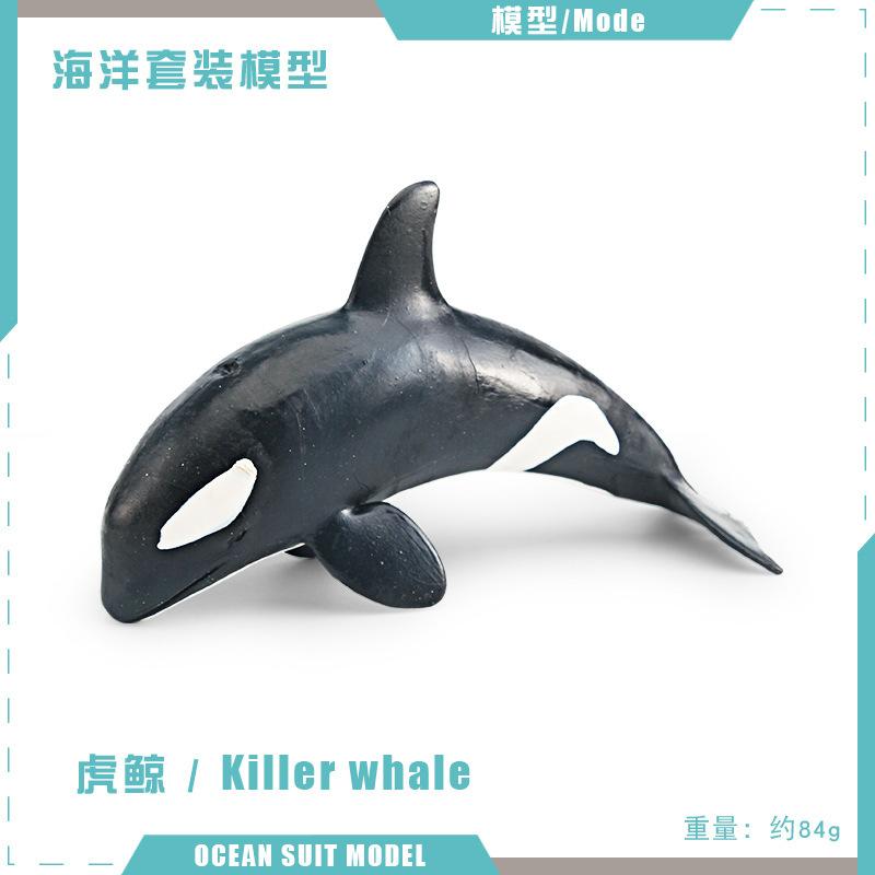 Supply 4 Simulated Marine Animal Models, Killer Whales, Walruses, Otters, Fur Seals, Children'S Cognitive Animal Ornaments