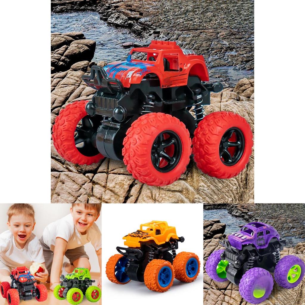 Off Road Inertia Rc Car With Rotating Stunt Features For Kids Indoor Play