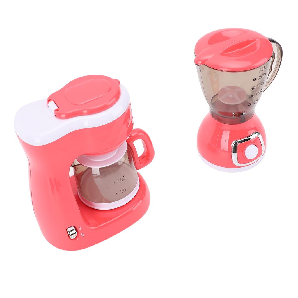 Kids Play Kitchen Accessories Toys Set With Coffee Maker and Blender Kitchen Appliances Toy Set