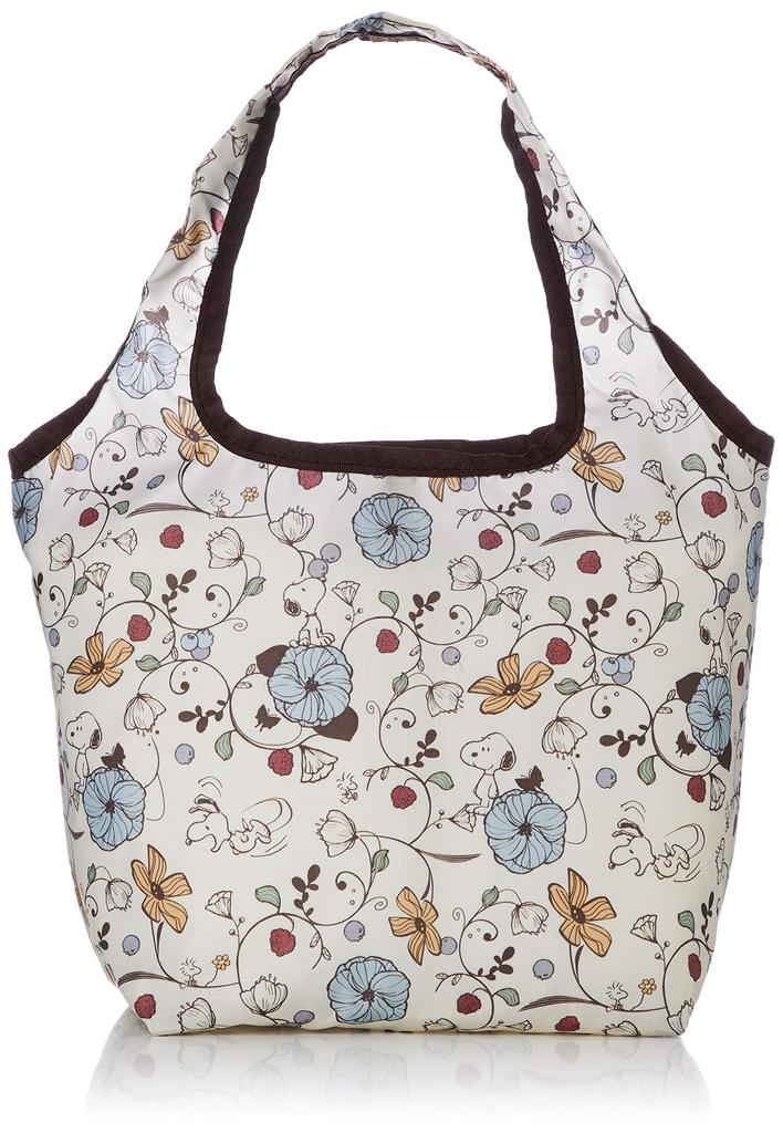 Character Folding Eco Bag ECO0119 PN30 Flower Beige [Sifre]