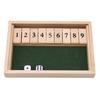 Dice Game Hand-eye Coordination Early Education Reliable Shut The Box Dice Game for Children