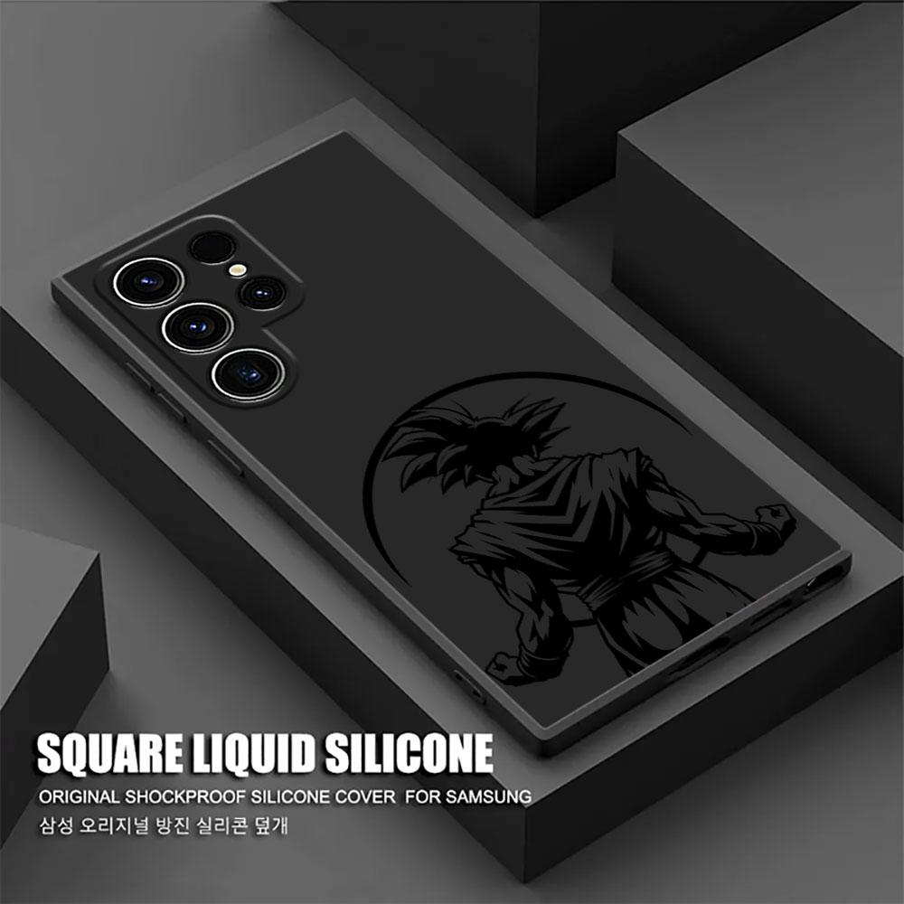 

Son Goku Dragons Ball Art Phone Case For Samsung Galaxy S26 Ultra Cases S25 FE S24 S23 S21 Ultra S20 FE S22 S26 Plus Black Cover Galaxy S20 5G