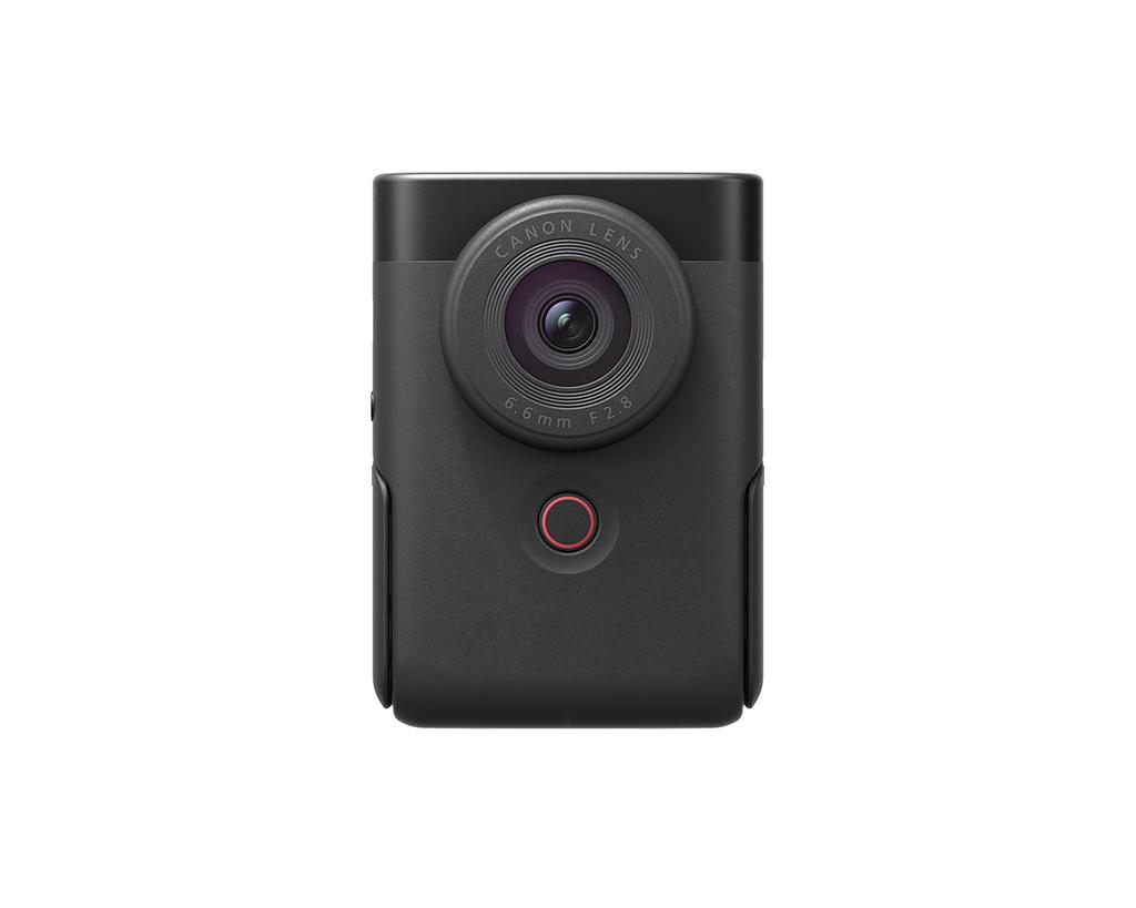 Canon PowerShot V10 Content Creator Compact Vlog Camera with Fixed 19mm 4K Face Live and Black Camera, Wide-Angle Lens, Video, Detection, Built-in