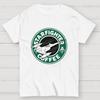 Starfighter Coffee Cotton Casual Cool Loose T-Shirt