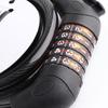 Fashion Folded Bike Lock Multifunction Zincs Alloys Bike Lock Student Bike Lock for Outdoor Lover