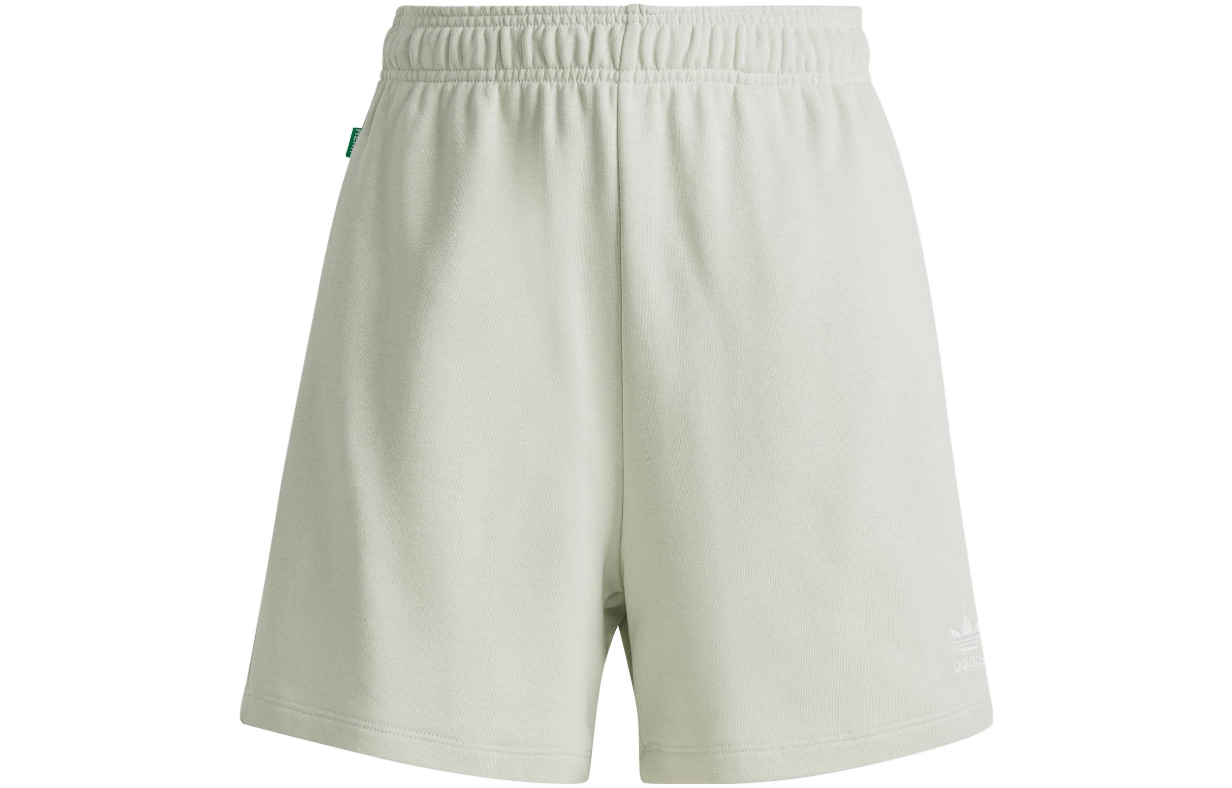 Adidas Originals ESSENTIALS Casual Shorts Women s Linen Green Moderate IC1505 XS