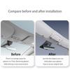 Car Sunglasses Box Holder Organizer Panoramic Sunroof Glasses Storage Box Case ABS For Tesla Model 3 & Y -2025 Accessories
