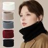 New Fashion Unisex Knitted Neck Scarf Solid Cashmer Winter Sport Scarves Outdoor Windproof Face Cover For Skiing Running Cycling