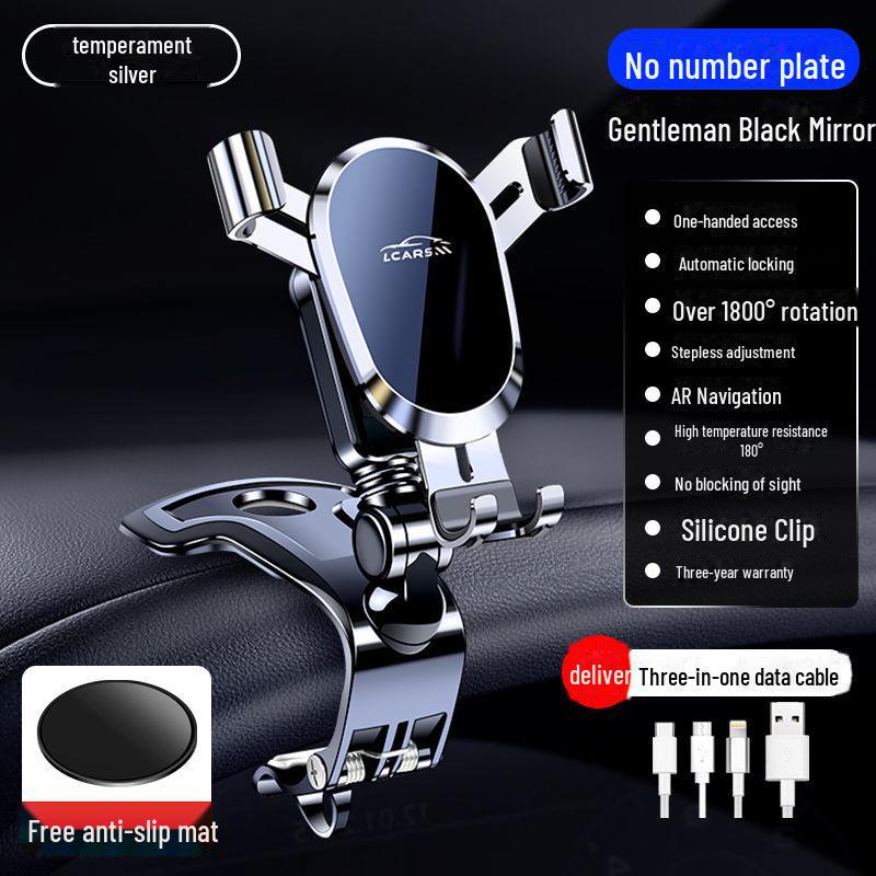 Universal 2025 Metal Car Phone Holder for Central Control Panel